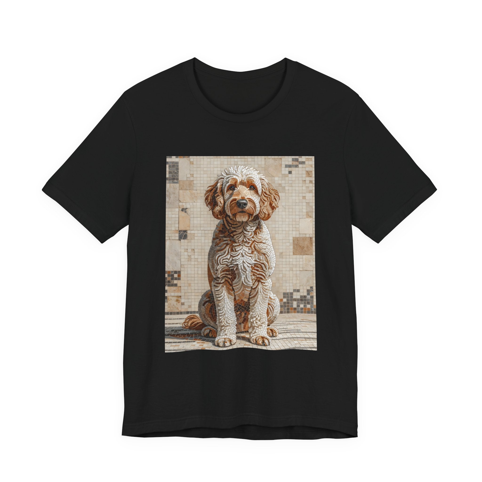 Goldendoodle T Shirt | Living Work of Art Collection | Mosaic Style