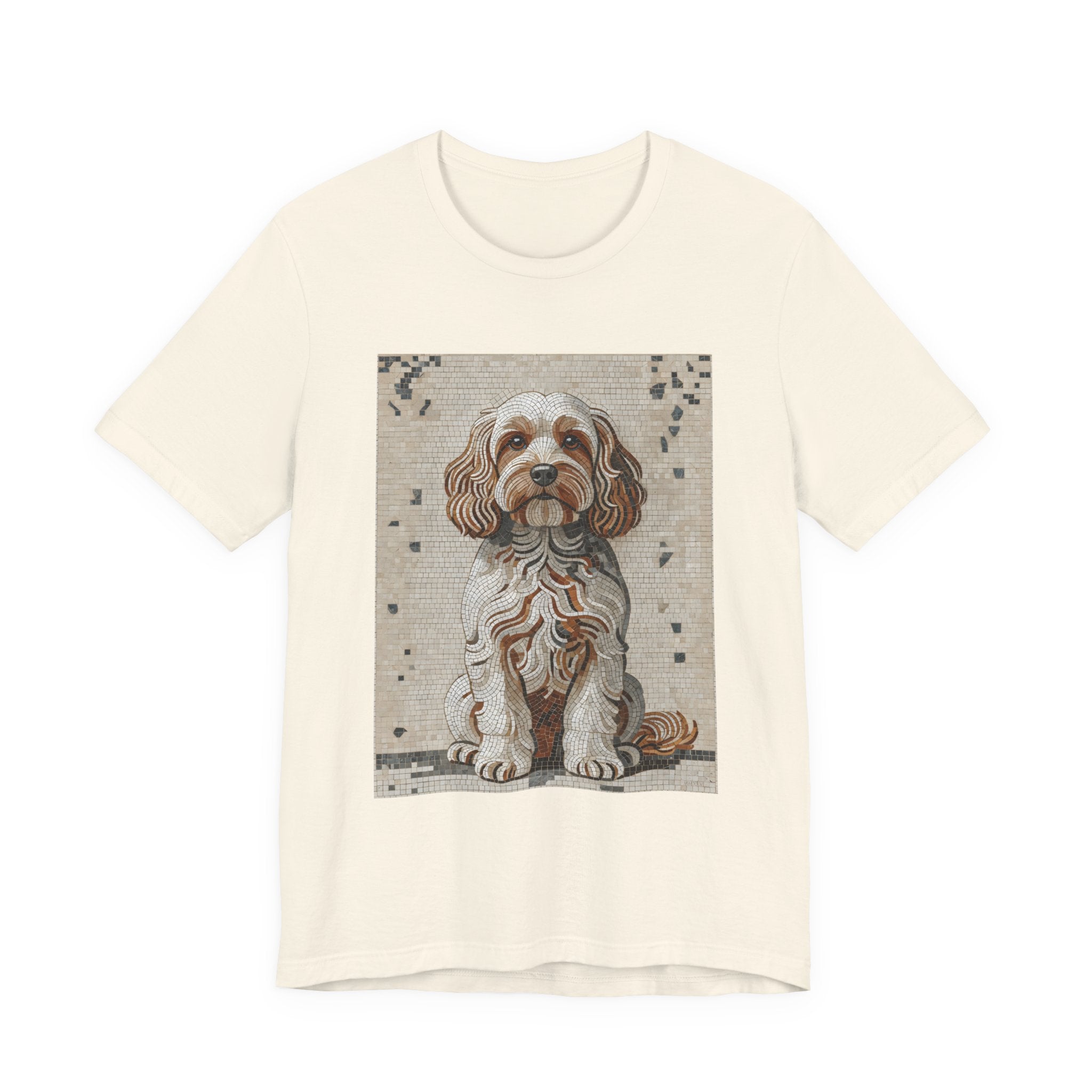Cavapoo T Shirt | Living Work of Art Collection | Mosaic Style