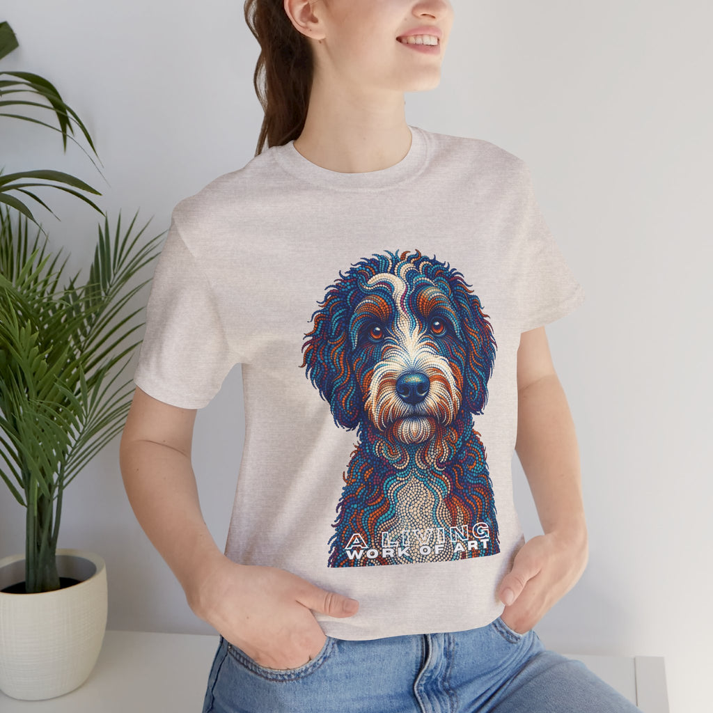 Berenedoodle T Shirt | Living Work of Art Collection | Pointillism Style