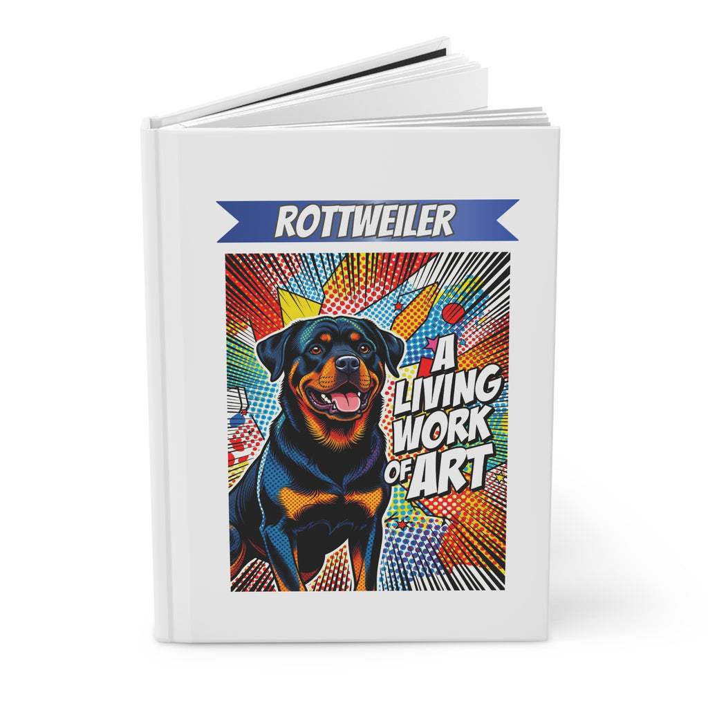 Rottweiler Notebook | Living Work of Art Collection | Pop Art
