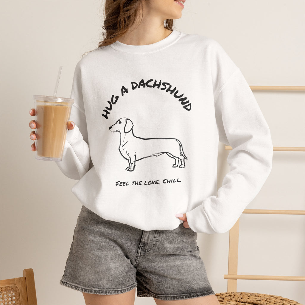 Dachshund Sweatshirt | Hug A Dachshund