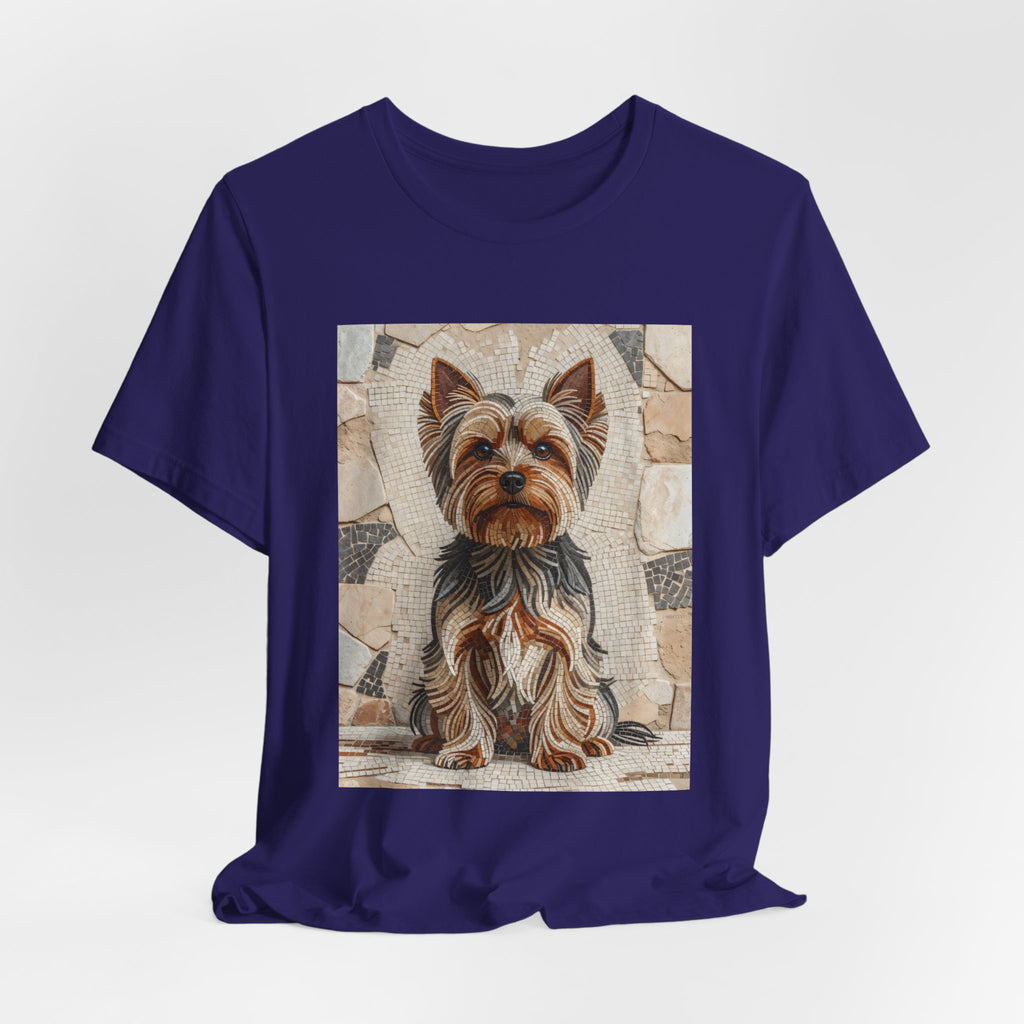 Yorkshire Terrier T Shirt | Living Work of Art Collection | Mosaic Style