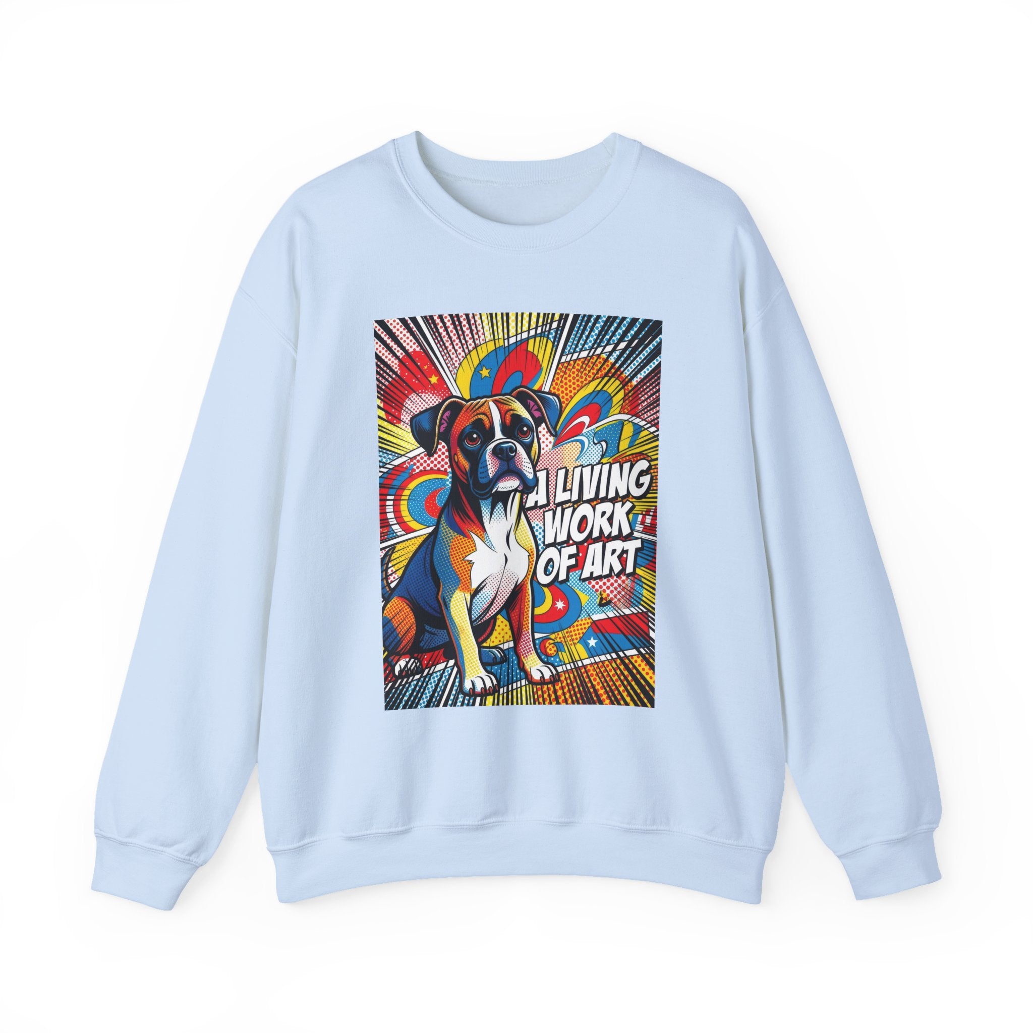 Boxer Sweatshirt | Living Work of Art Collection | Pop Art