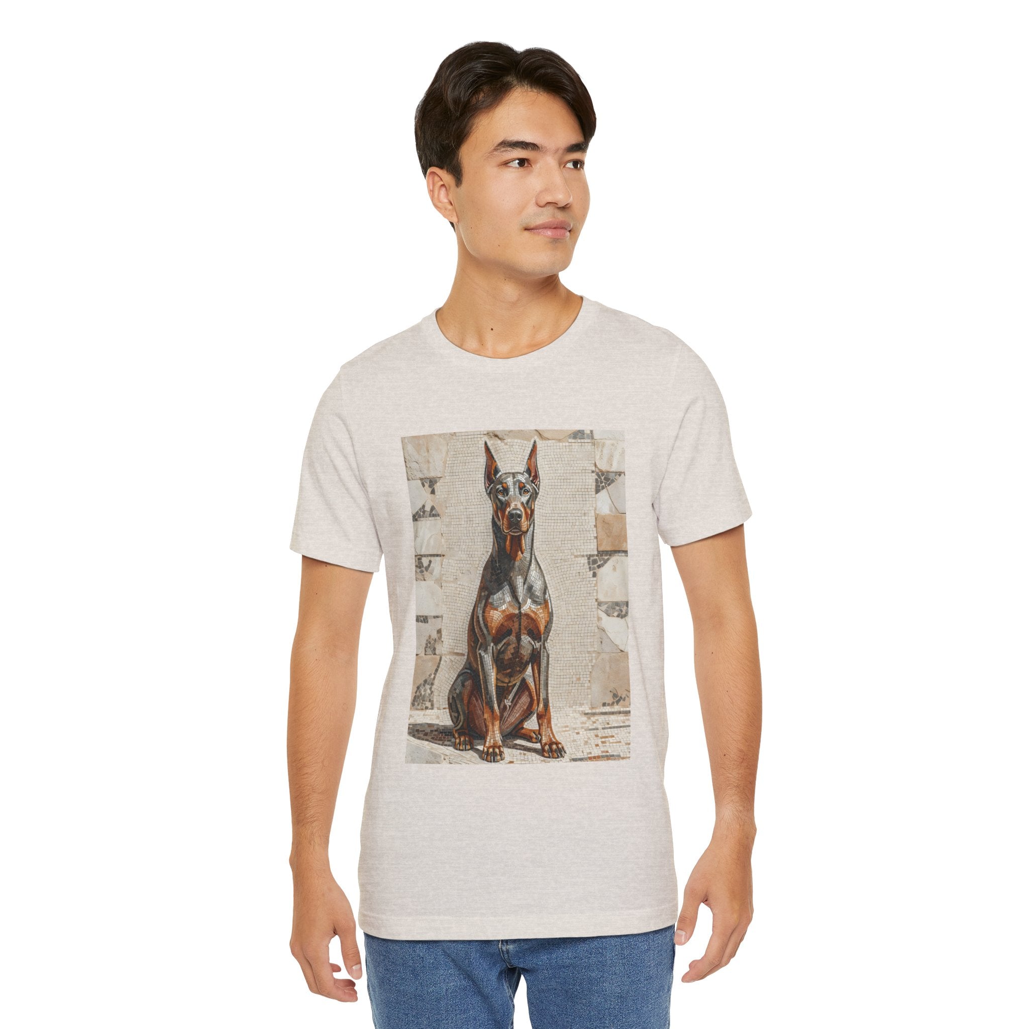 Doberman Pinscher T Shirt | Living Work of Art Collection | Mosaic Style