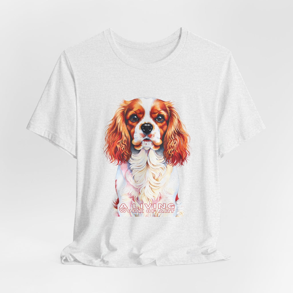 Cavalier King Charles Spaniel T Shirt | Living Work of Art Collection | Pointillism Style