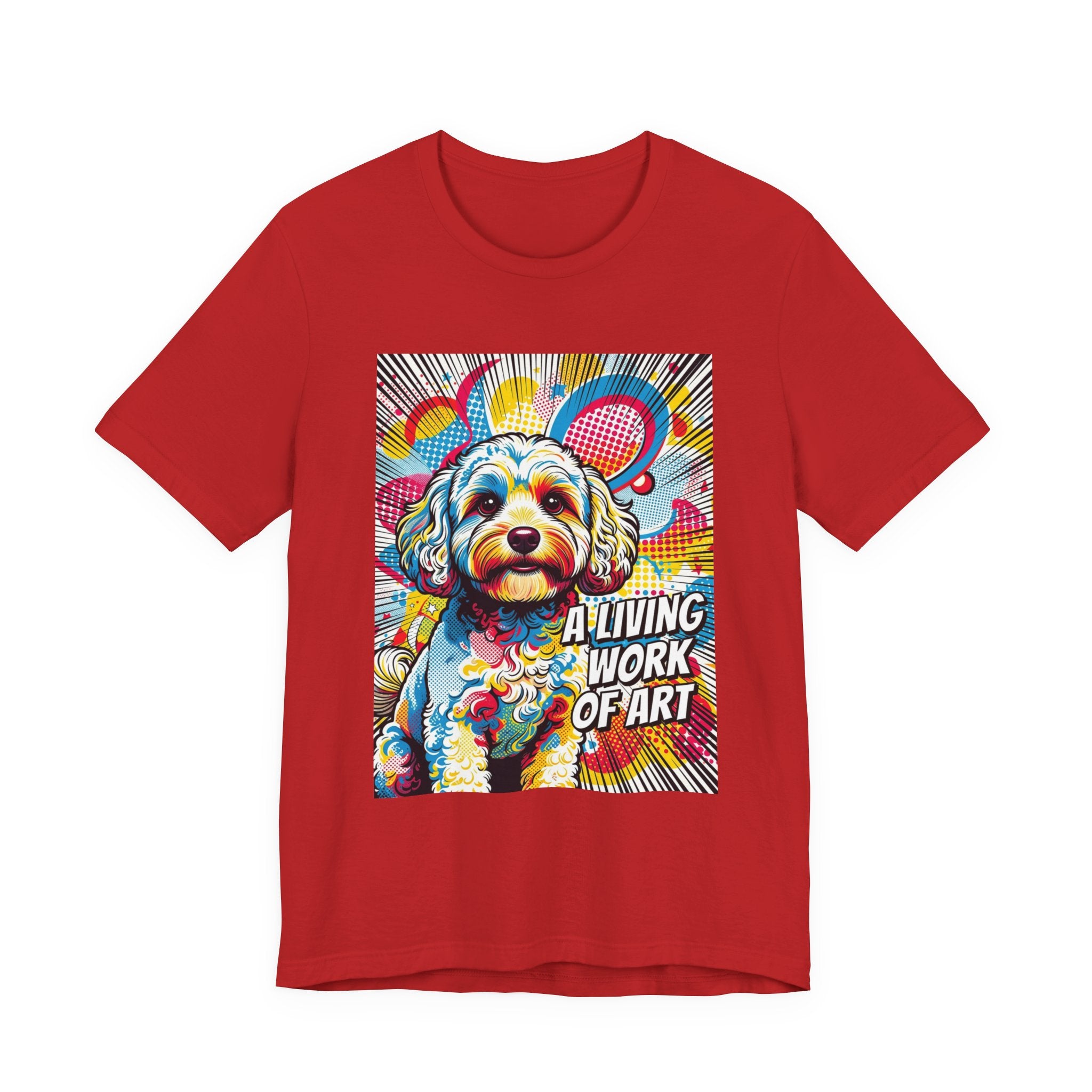 Cavapoo T Shirt | Living Work of Art Collection | Pop Art