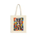Border Collie Tote Bag | Living Work of Art Collection | Cubist Style