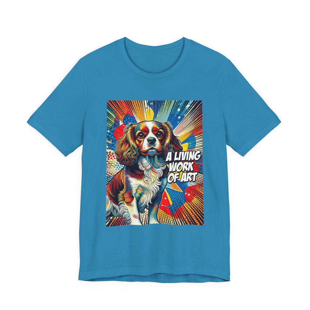Cavalier King Charles Spaniel T Shirt | Living Work of Art Collection | Pop Art