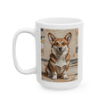 Corgi Coffee Mug | Living Work of Art Collection | Mosaic Style