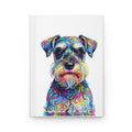 Schnauzer Notebook | Living Work of Art Collection | Pointillism Style