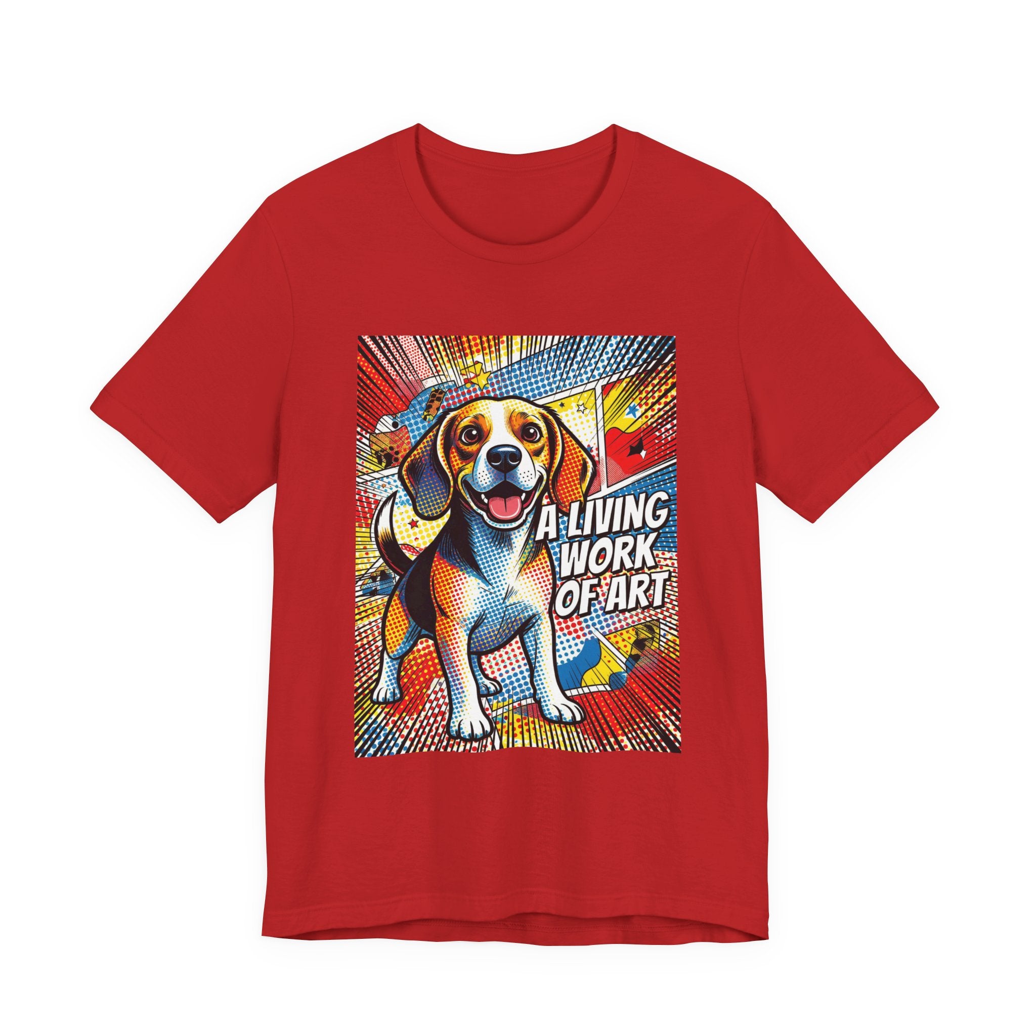 Beagle T Shirt | Living Work of Art Collection | Pop Art