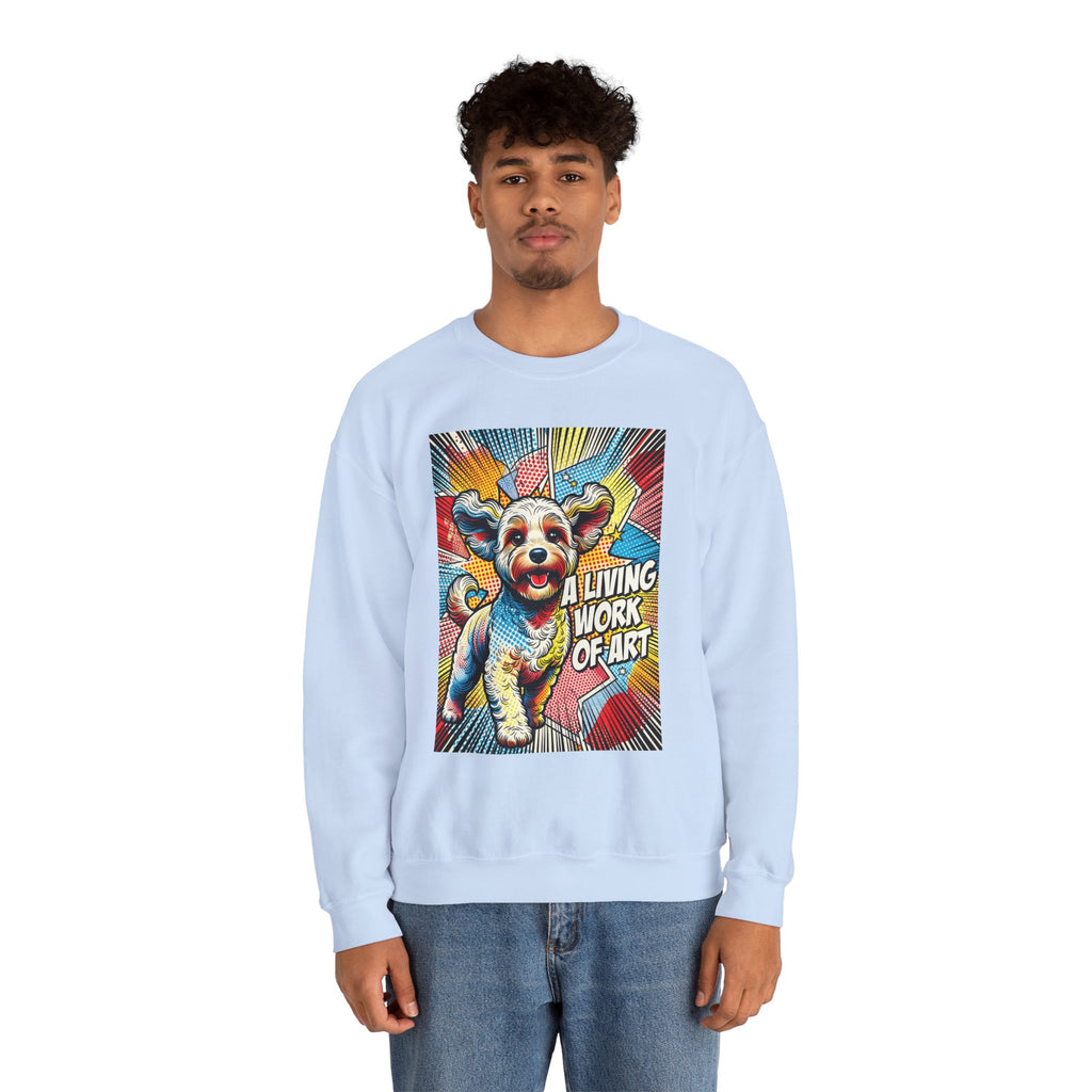 Cockapoo Sweatshirt | Living Work of Art Collection | Pop Art