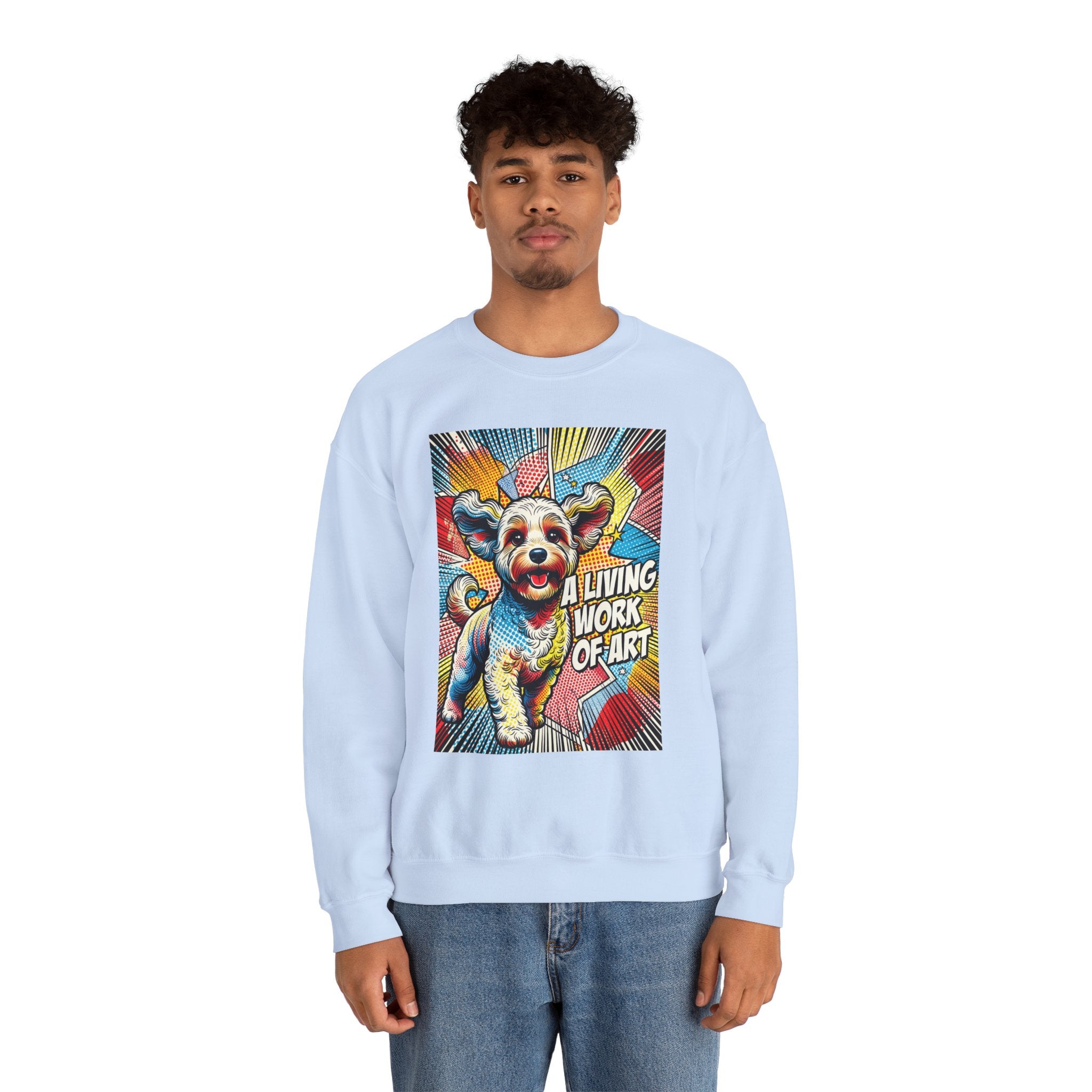 Cockapoo Sweatshirt | Living Work of Art Collection | Pop Art