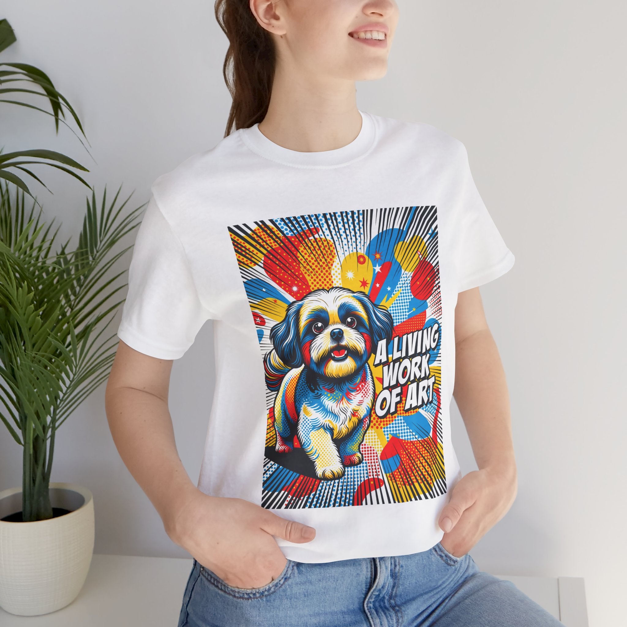 Shih Tzu T Shirt | Living Work of Art Collection | Pop Art