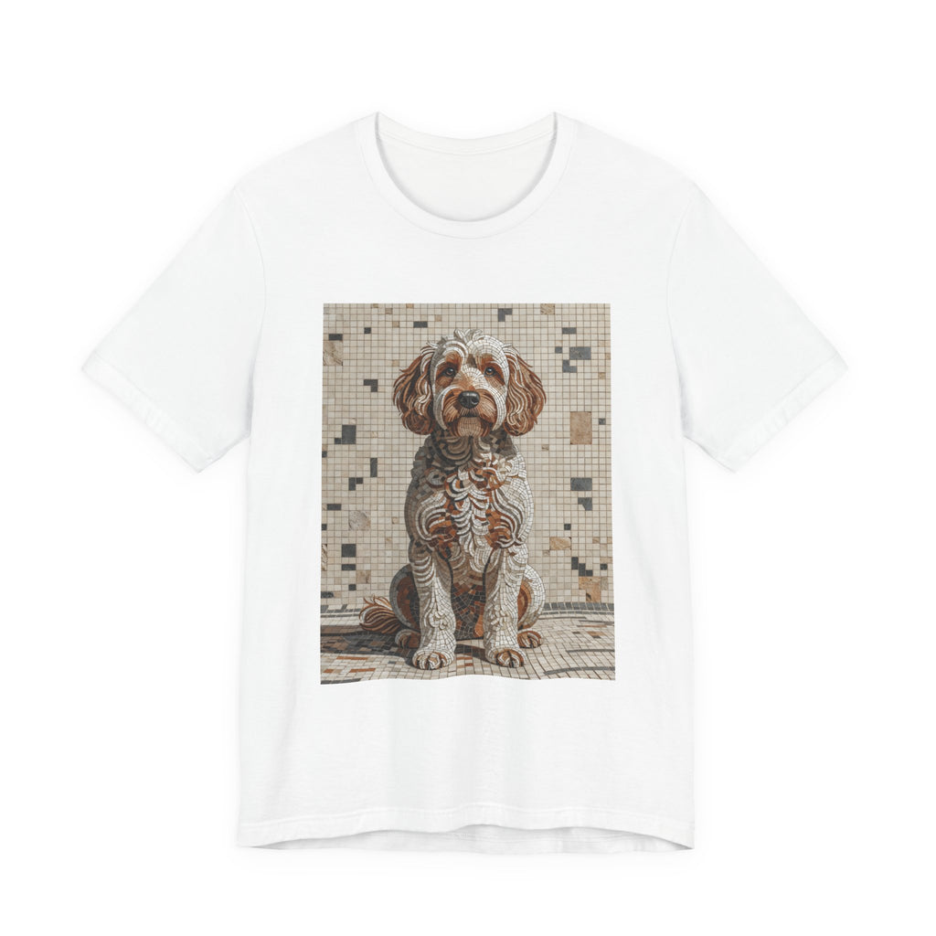 Schnoodle T Shirt | Living Work of Art Collection | Mosaic Style