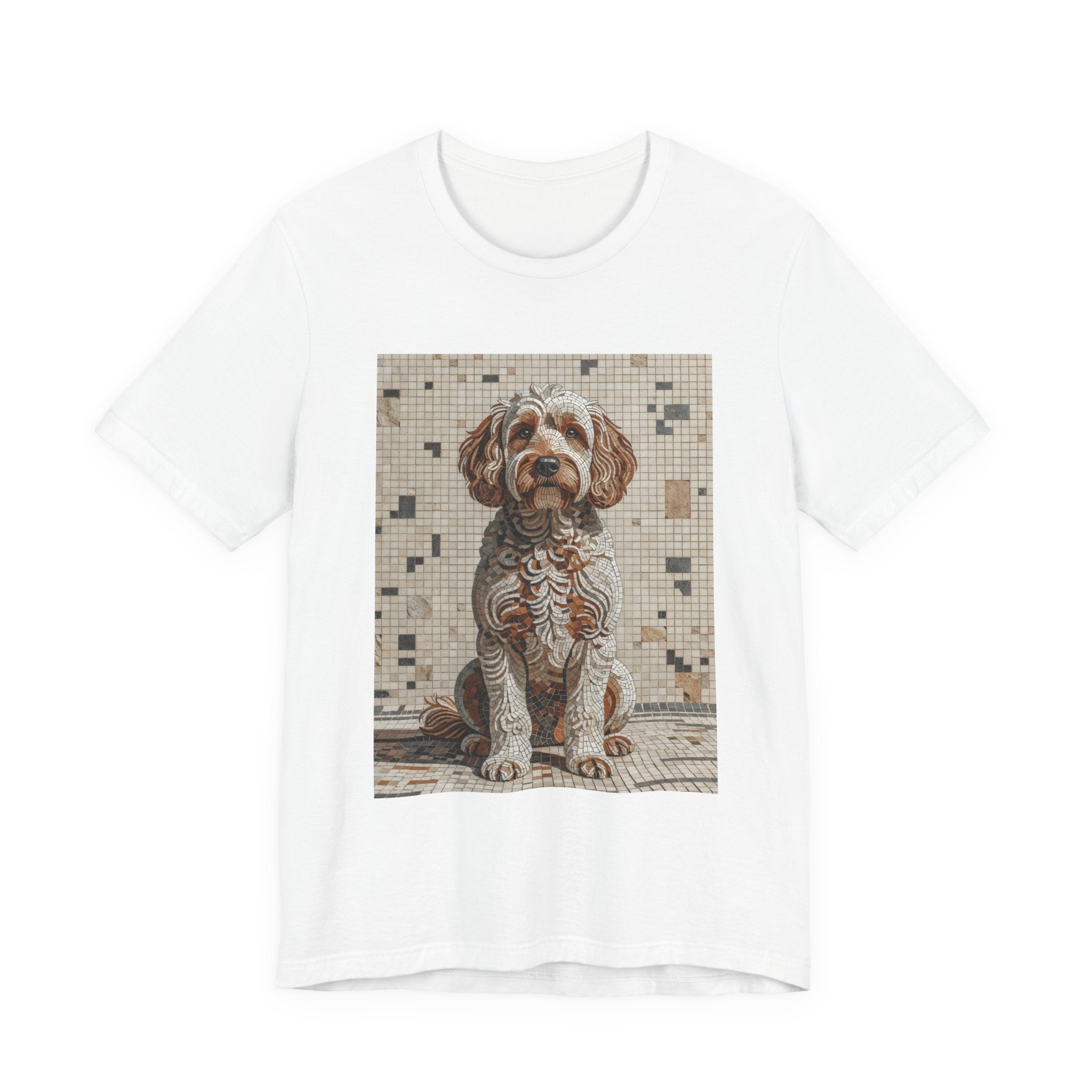 Schnoodle T Shirt | Living Work of Art Collection | Mosaic Style
