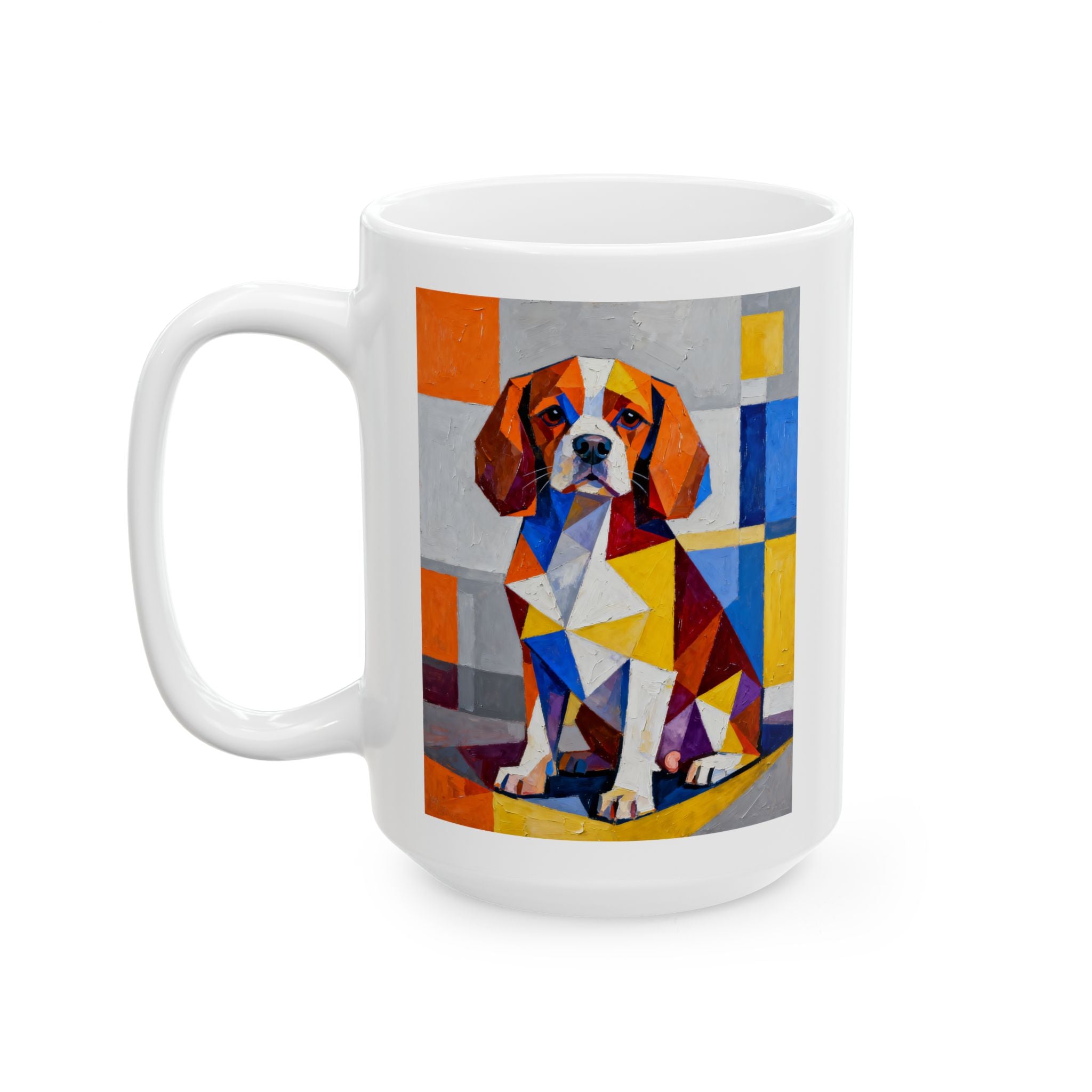 Cavalier King Charles Spaniel Coffee Mug | Living Work of Art Collection | Cubist Style
