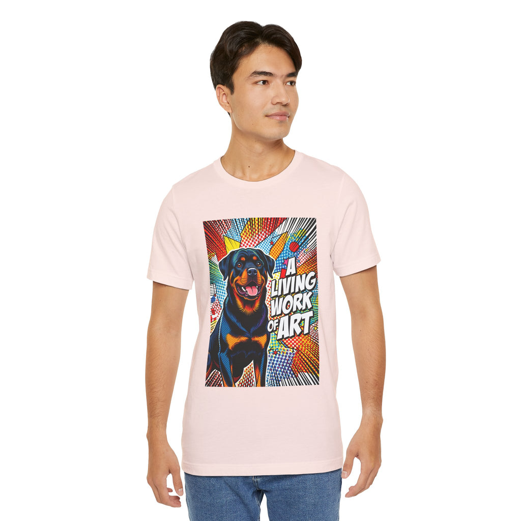 Rottweiler T Shirt | Living Work of Art Collection | Pop Art