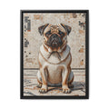 Pug Canvas Wall Art | Living Work of Art Collection | Mosaic Style Print