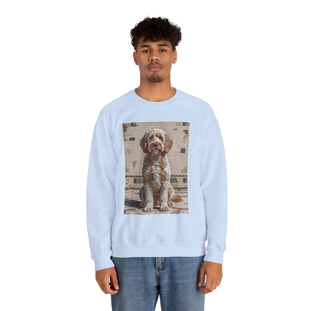 Labradoodle Sweatshirt | Living Work of Art Collection | Mosaic Style