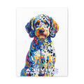Labradoodle Canvas Wall Art | Living Work of Art Collection | Pointillism Style Print