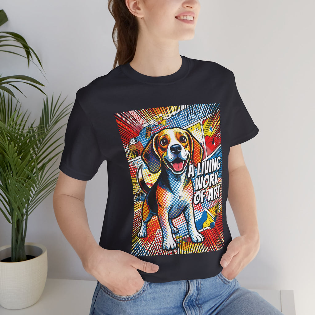 Beagle T Shirt | Living Work of Art Collection | Pop Art