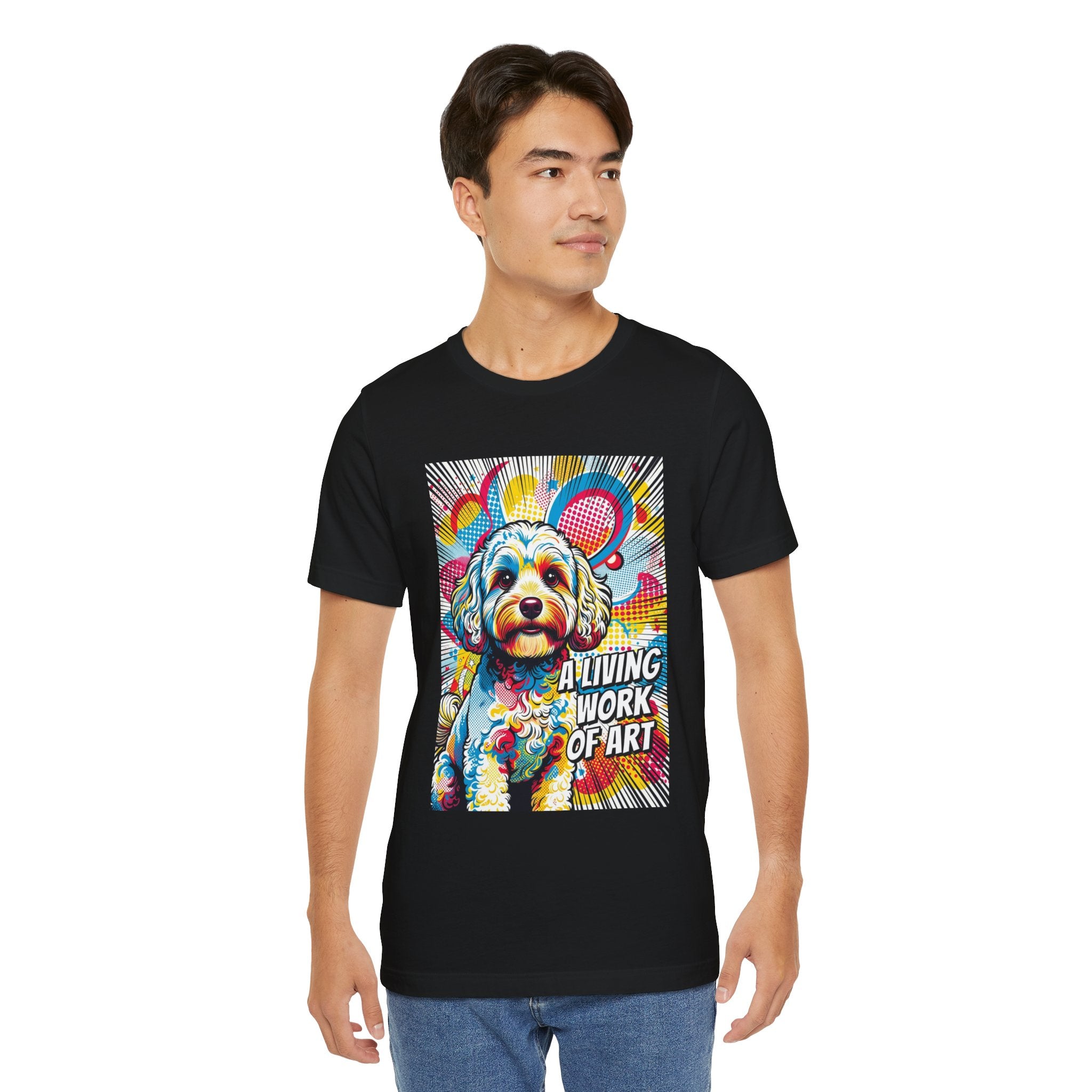 Cavapoo T Shirt | Living Work of Art Collection | Pop Art