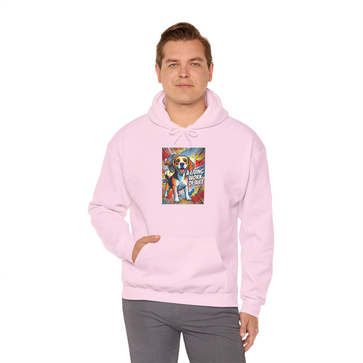 Beagle Hoodie | Living Work of Art Collection | Pop Art Style