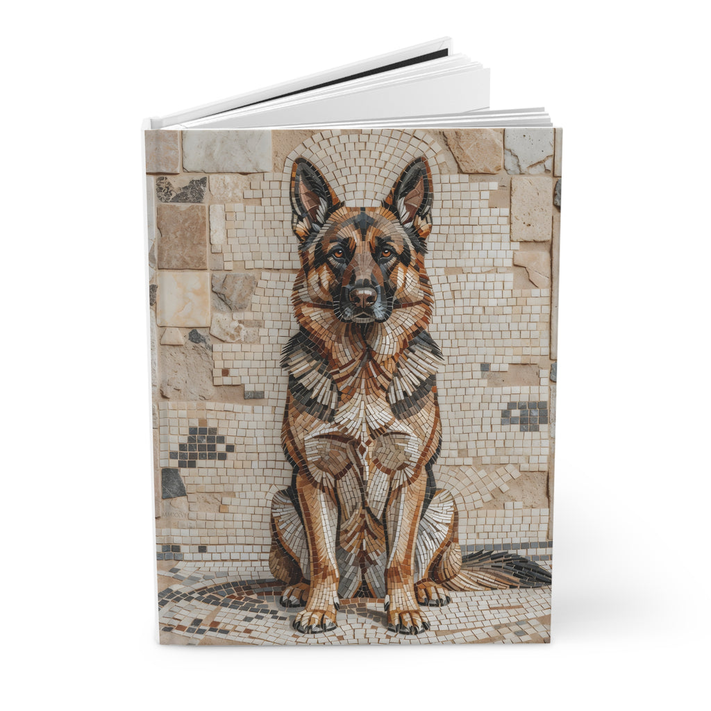 German Shepherd Notebook | Living Work of Art Collection | Mosaic Style