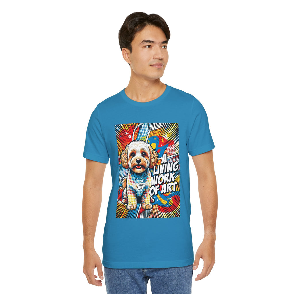 Maltipoo T Shirt | Living Work of Art Collection | Pop Art
