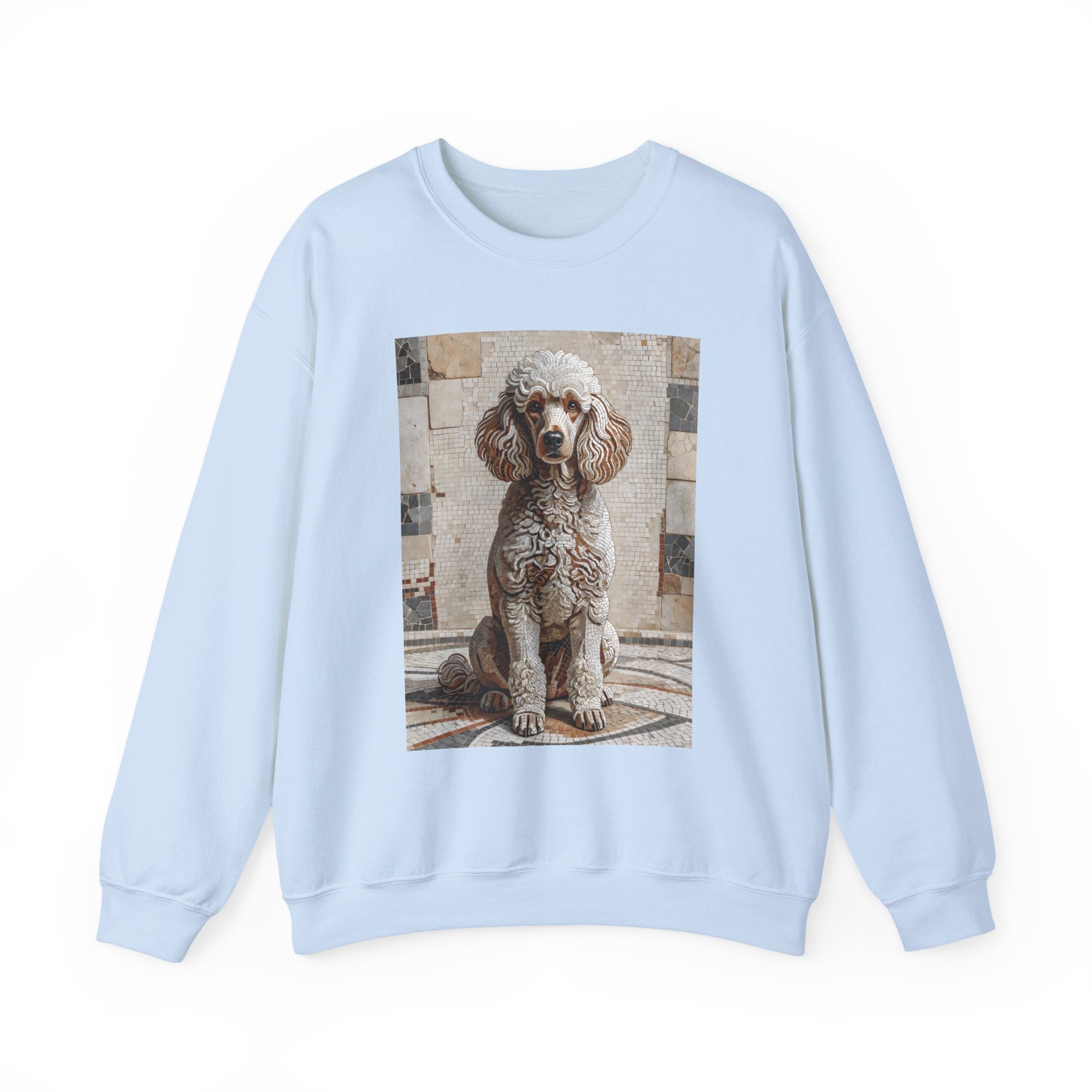 Poodle Sweatshirt | Living Work of Art Collection | Mosaic Style