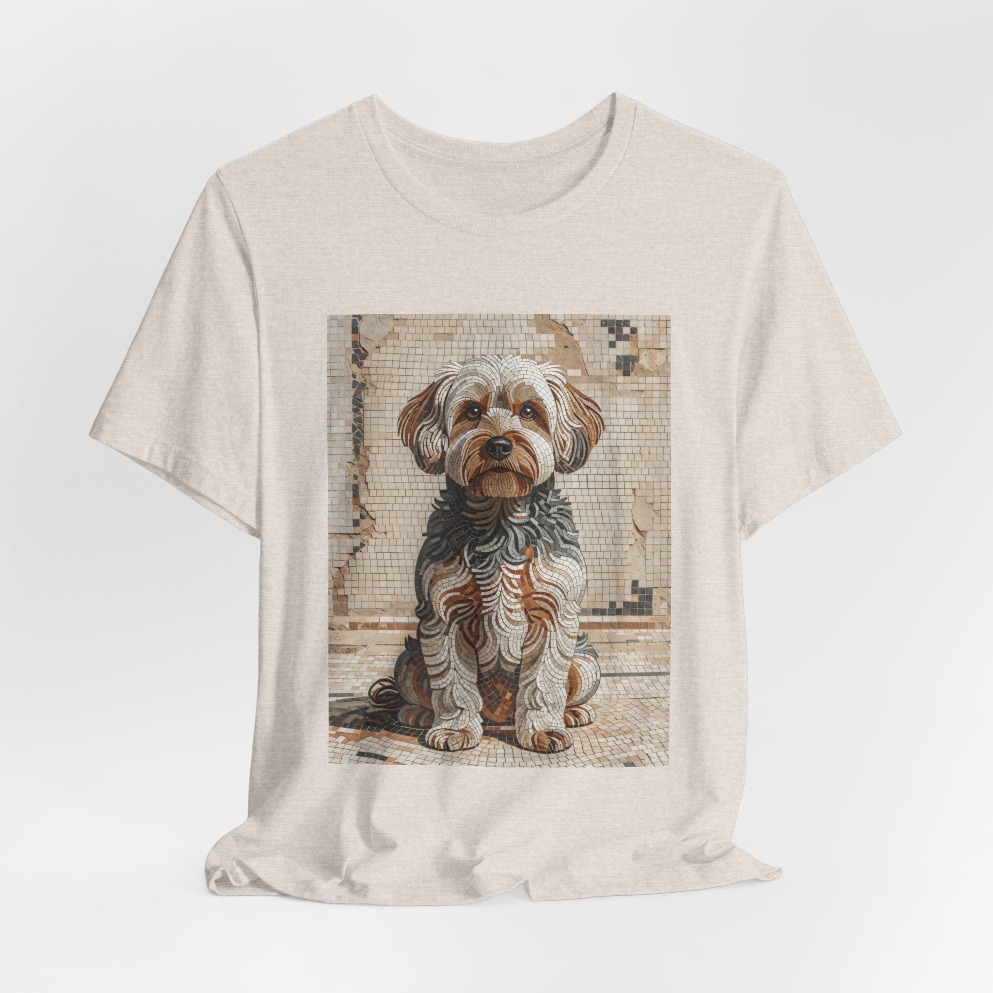 Yorkipoo T Shirt | Living Work of Art Collection | Mosaic Style