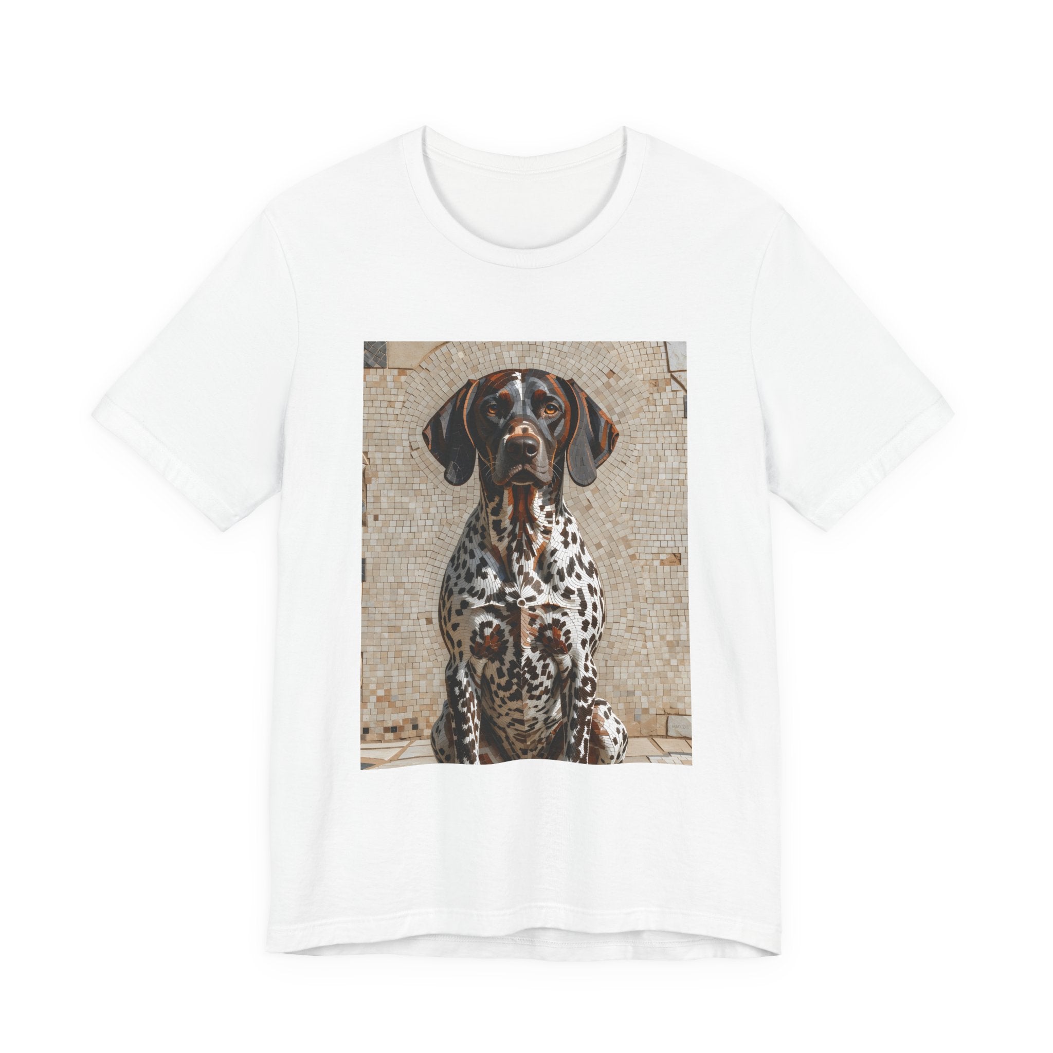 German Shorthaired Pointer T Shirt | Living Work of Art Collection | Mosaic Style