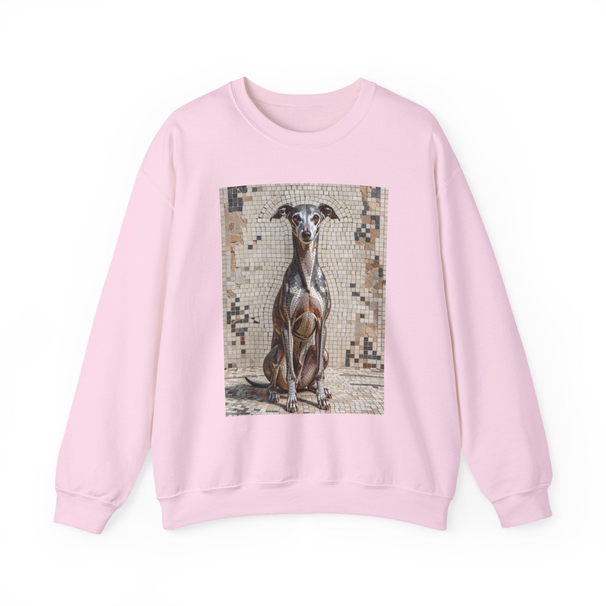 Italian Greyhound Sweatshirt | Living Work of Art Collection | Mosaic Style