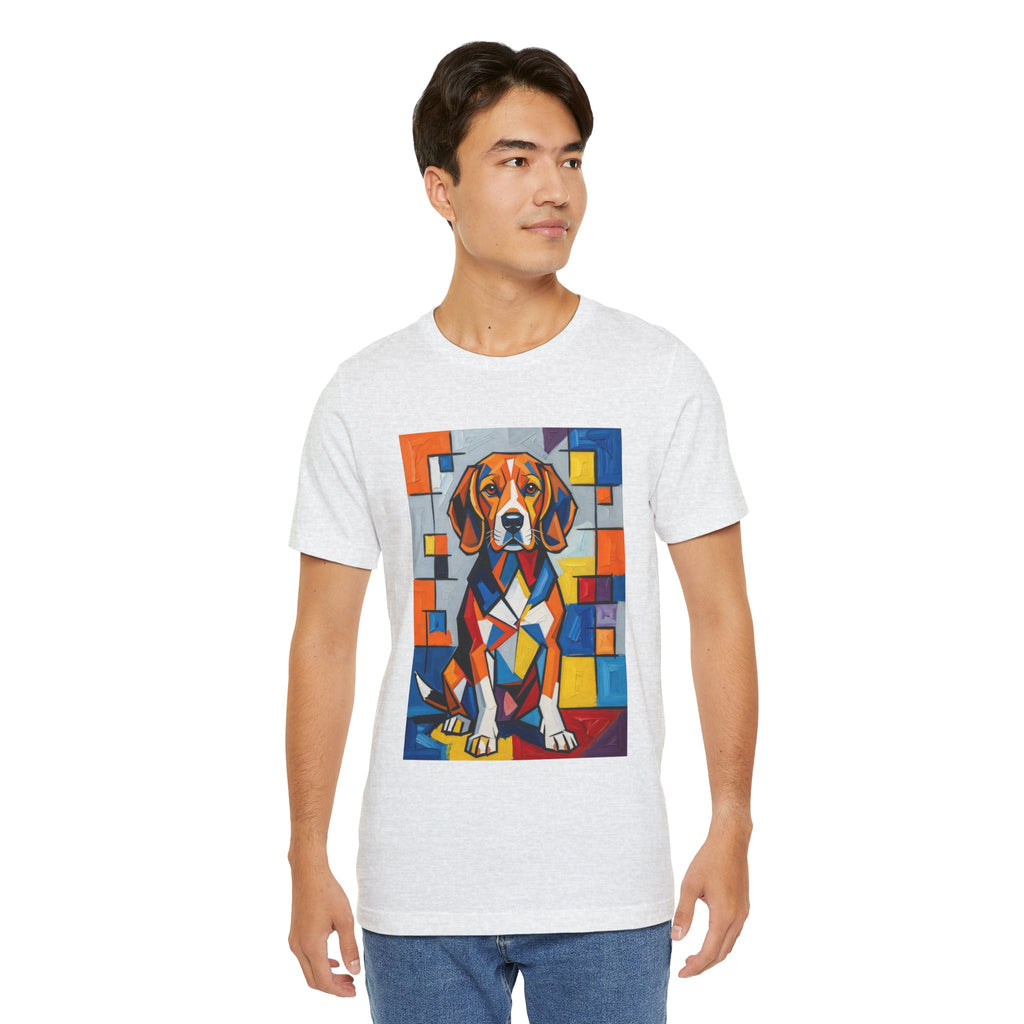 Beagle T Shirt | Living Work of Art Collection | Cubist Style