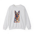 German Shepherd Sweatshirt | Living Work of Art Collection | Pointillism Style