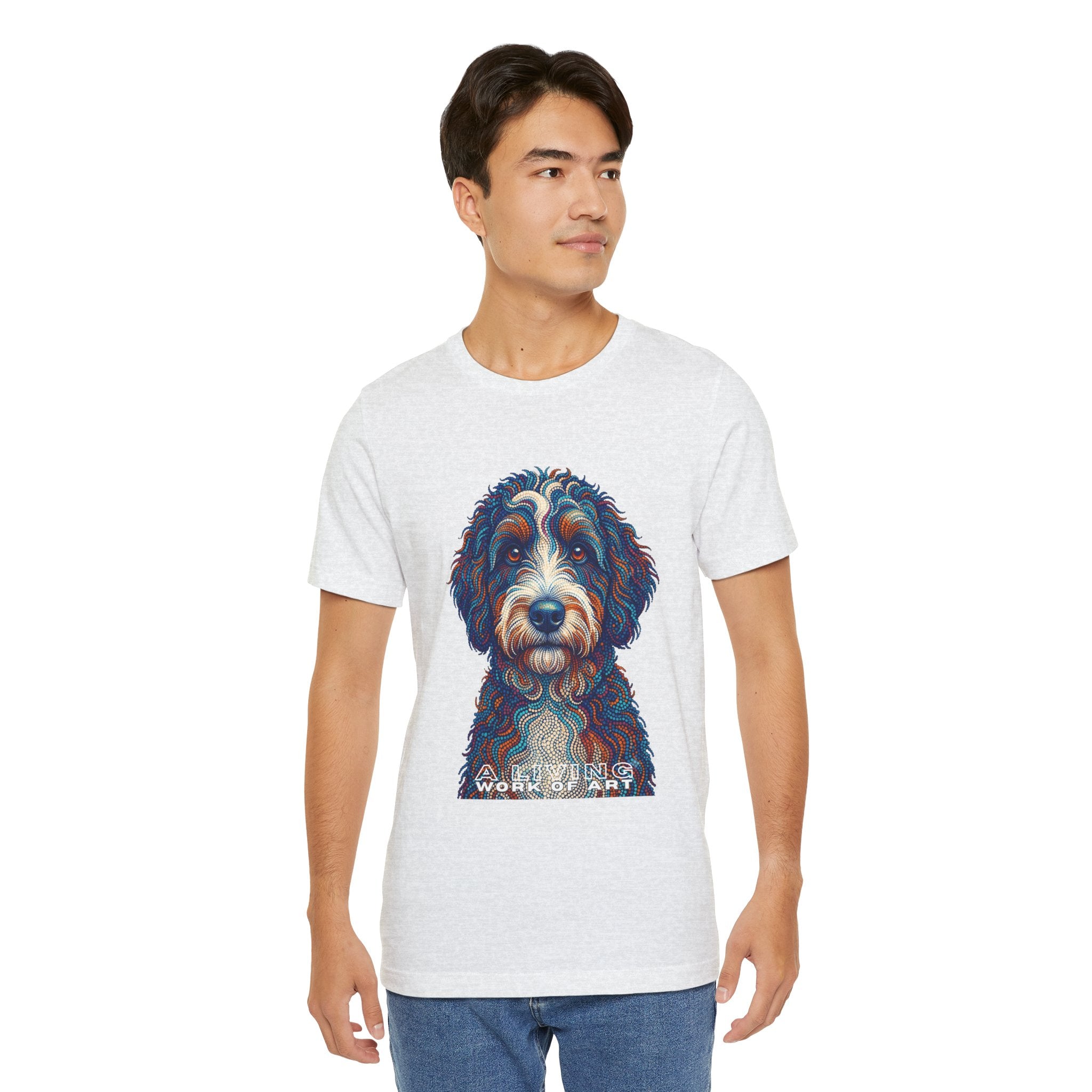 Berenedoodle T Shirt | Living Work of Art Collection | Pointillism Style