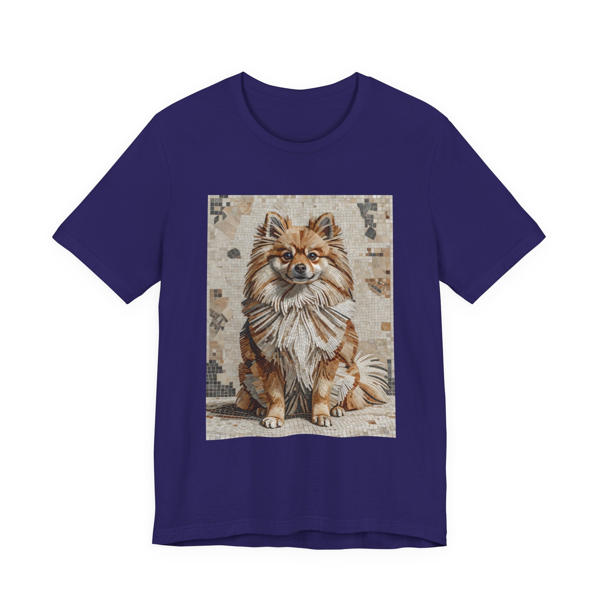 Pomeranian T Shirt | Living Work of Art Collection | Mosaic Style