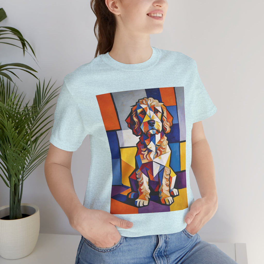 Cockapoo T Shirt | Living Work of Art Collection | Cubist Style