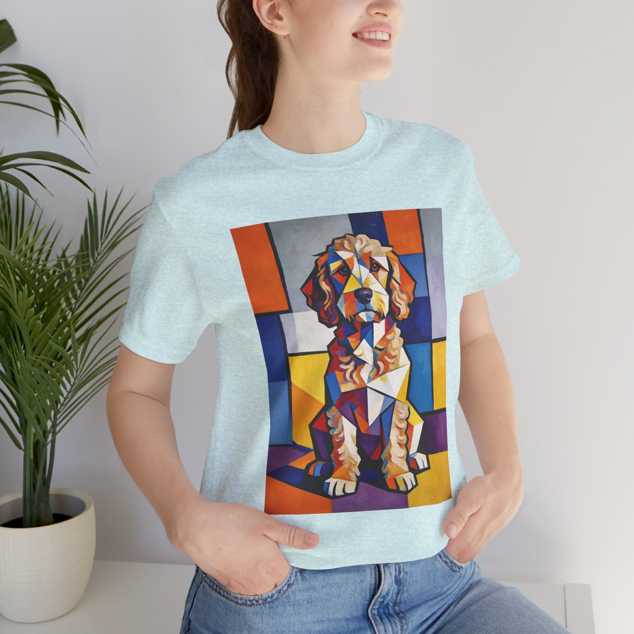 Cockapoo T Shirt | Living Work of Art Collection | Cubist Style