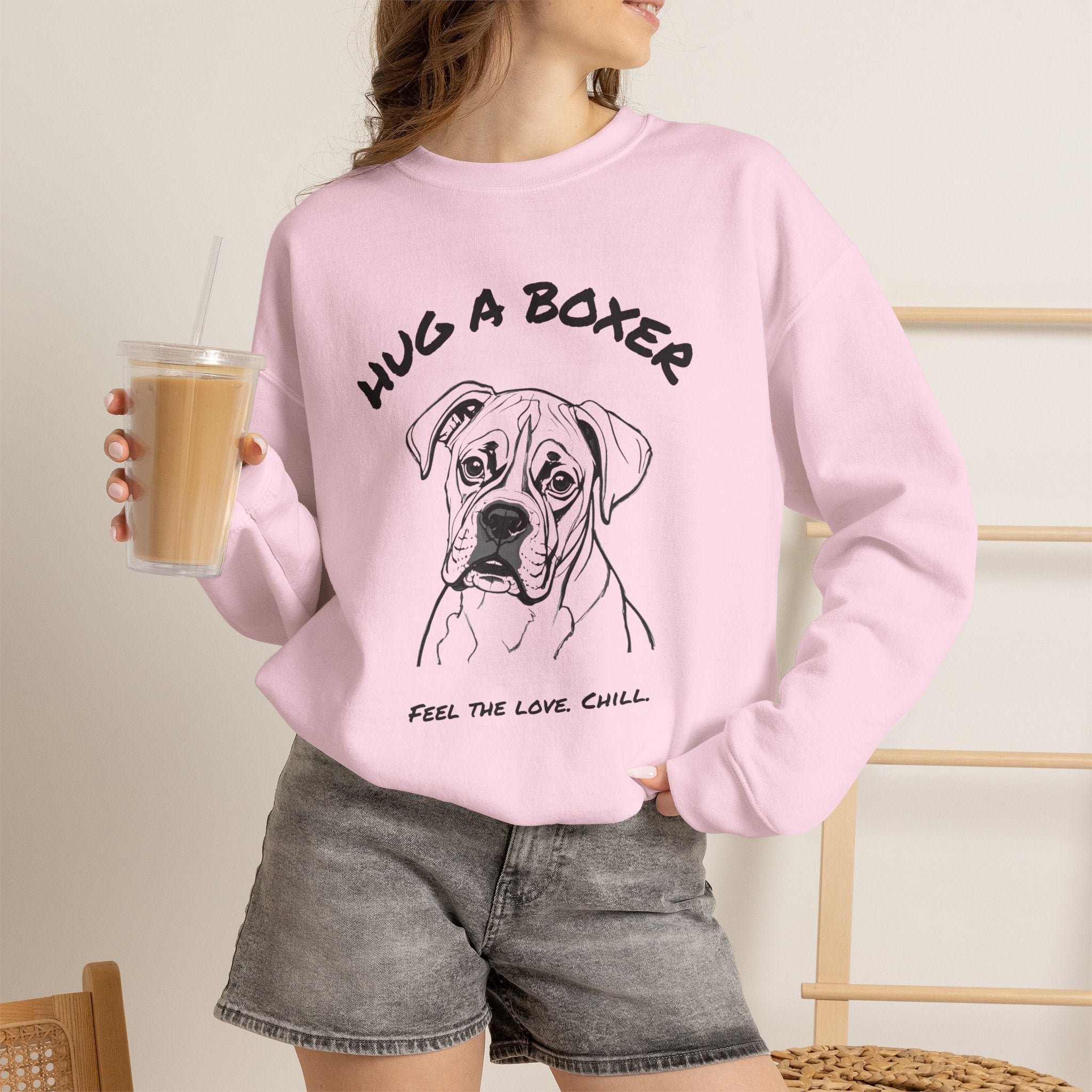 Boxer Sweatshirt | Hug A Boxer