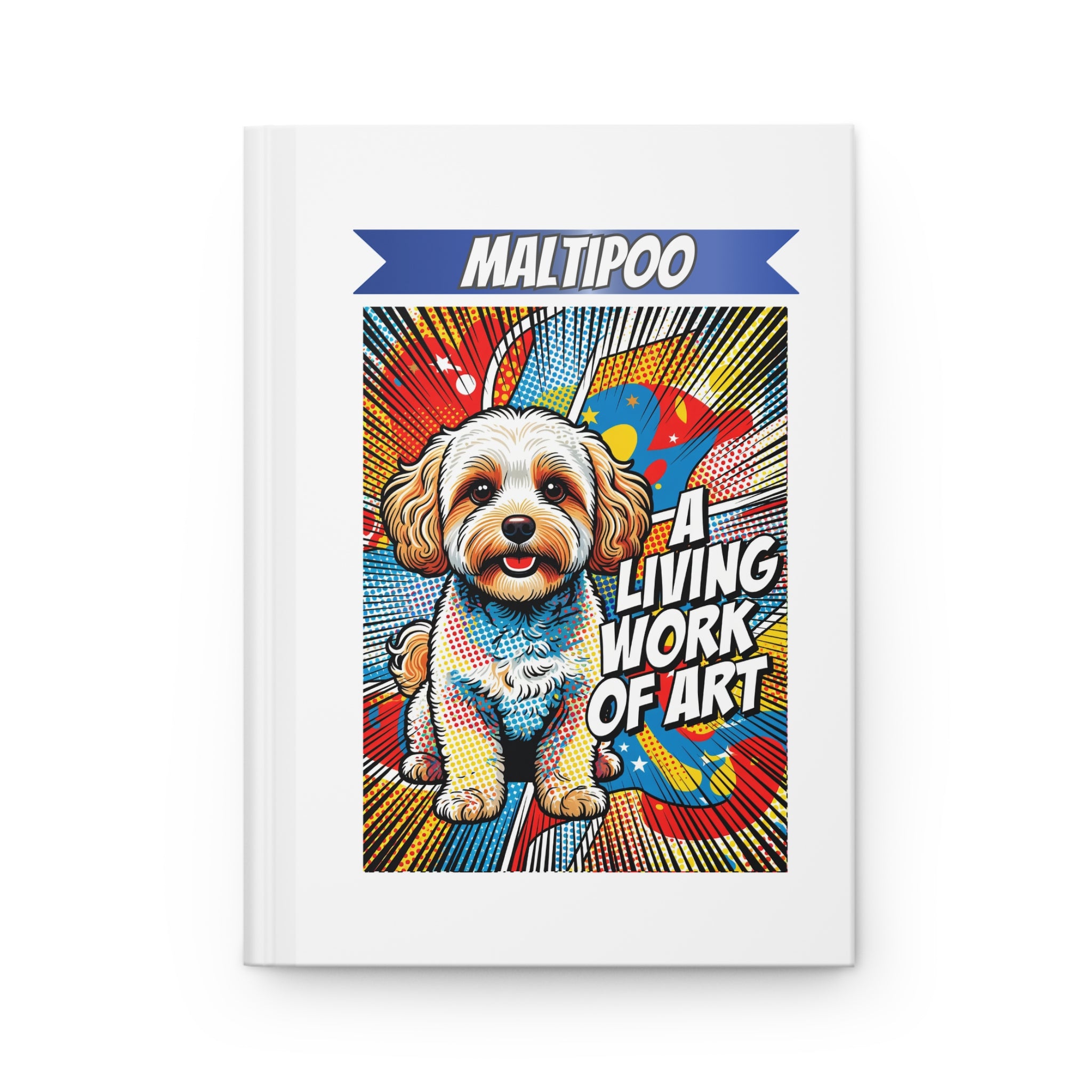 Maltipoo Notebook | Living Work of Art Collection | Pop Art