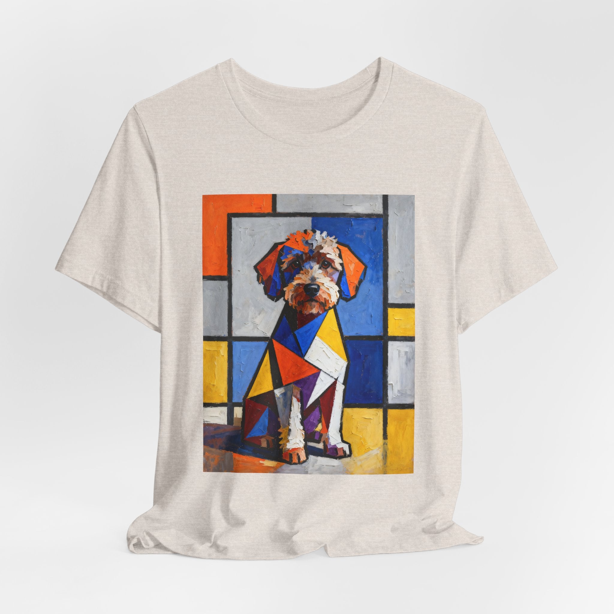 Schnoodle T Shirt | Living Work of Art Collection | Cubist Style