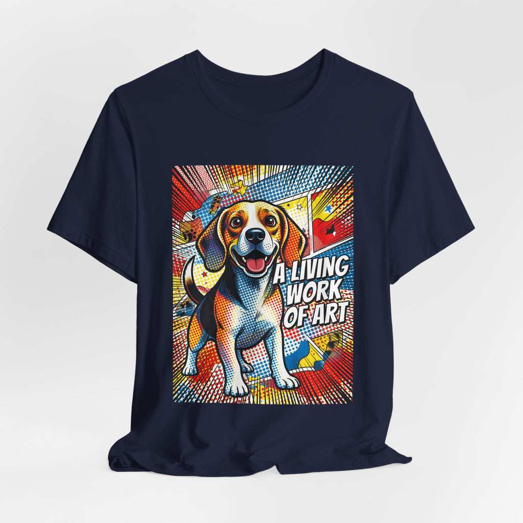 Beagle T Shirt | Living Work of Art Collection | Pop Art