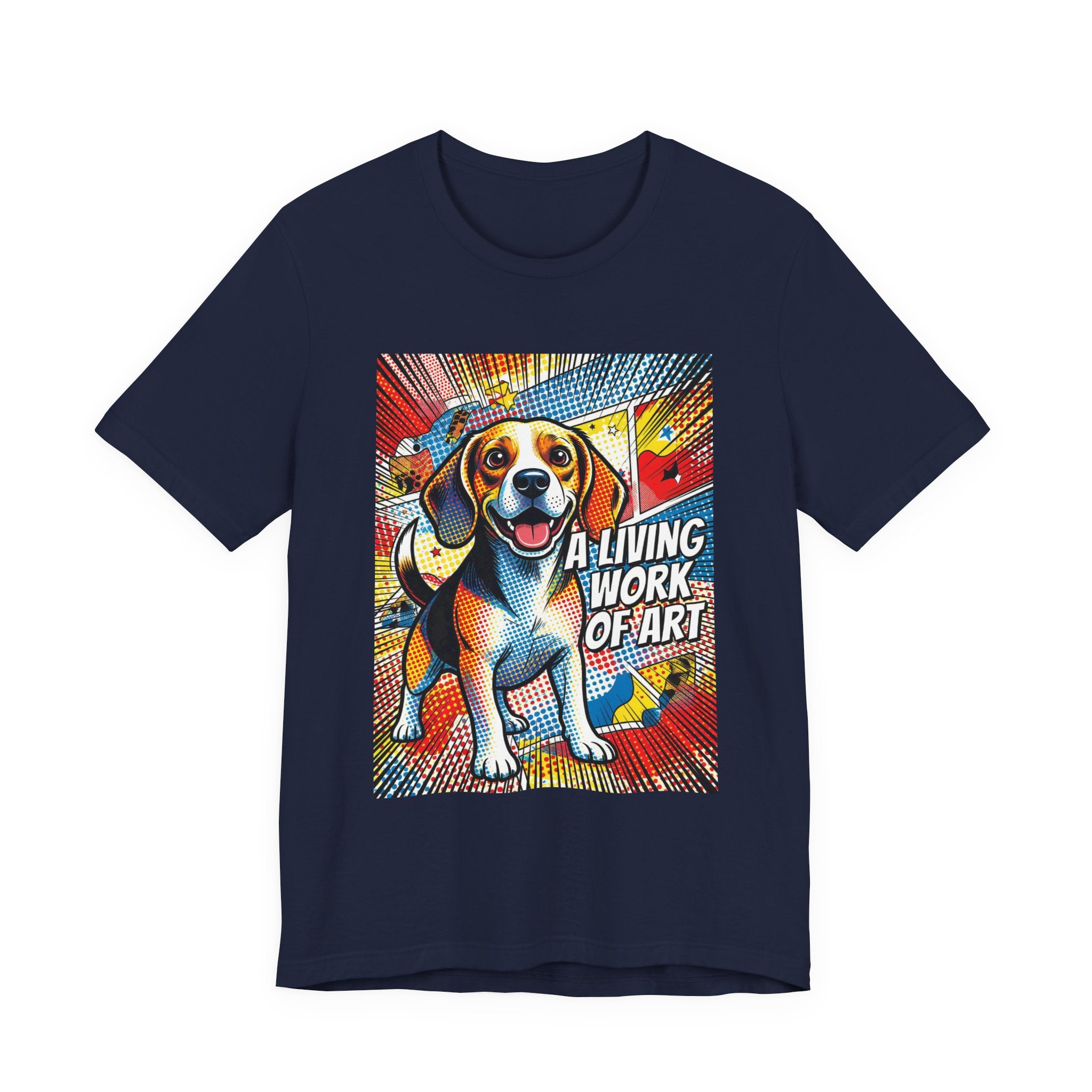 Beagle T Shirt | Living Work of Art Collection | Pop Art