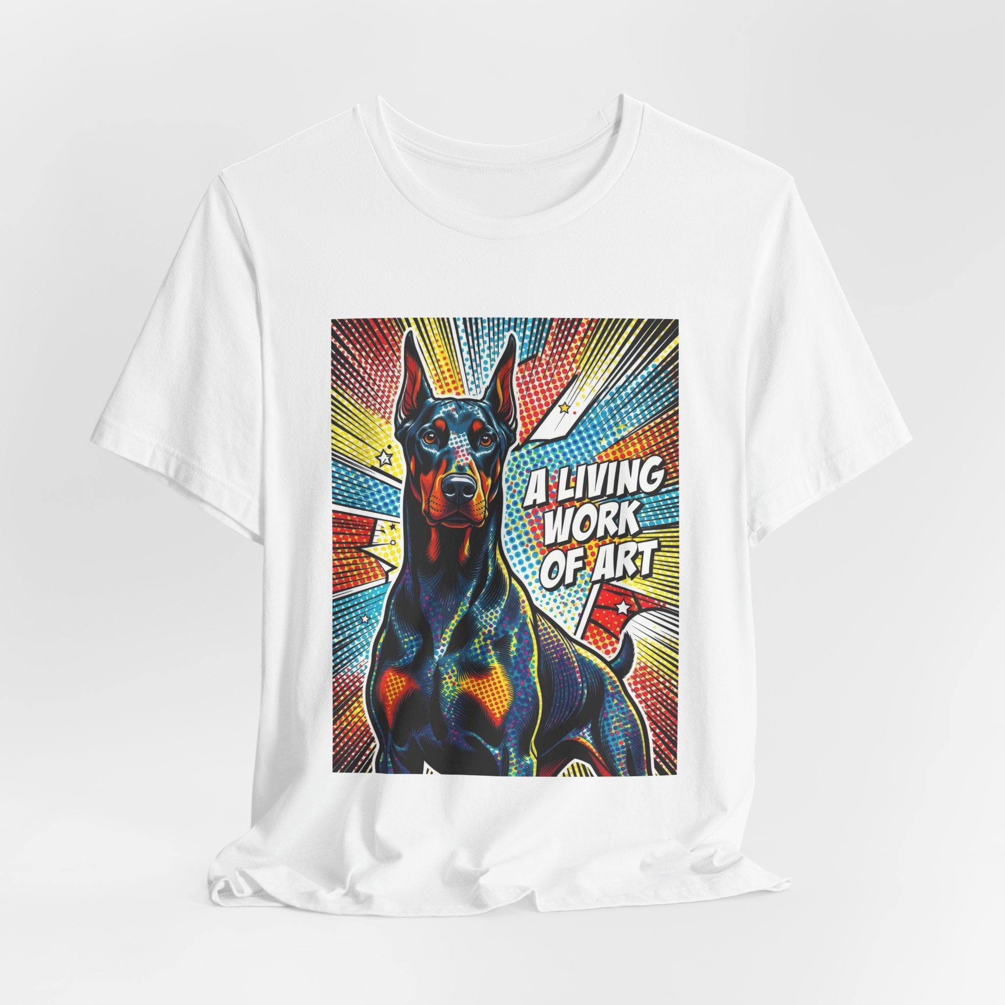 Doberman Pinscher T Shirt | Living Work of Art Collection | Pop Art