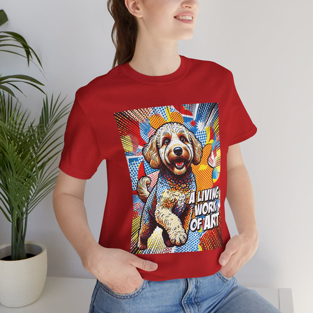 Goldendoodle T Shirt | Living Work of Art Collection | Pop Art