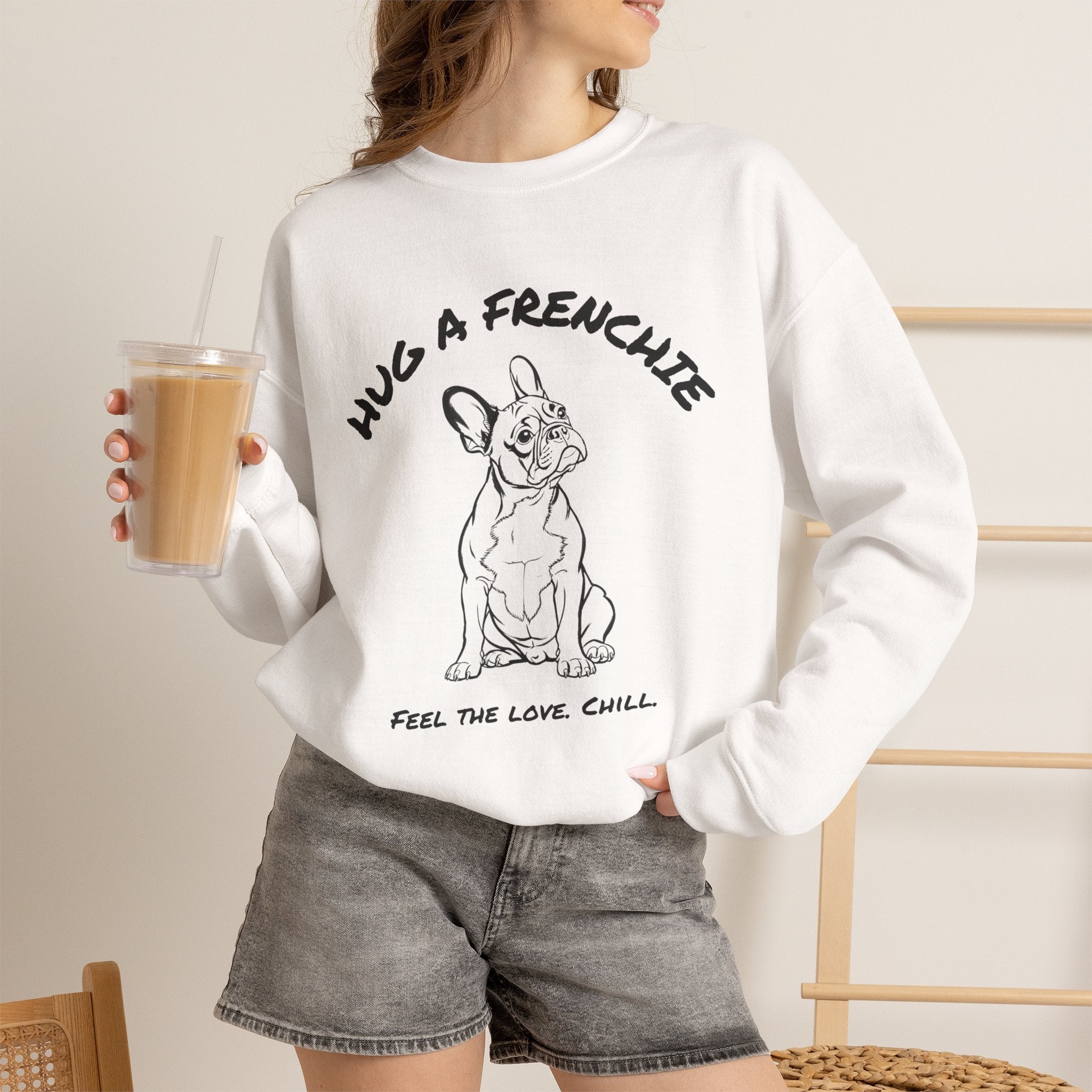 French Bulldog Sweatshirt | Hug A Frenchie