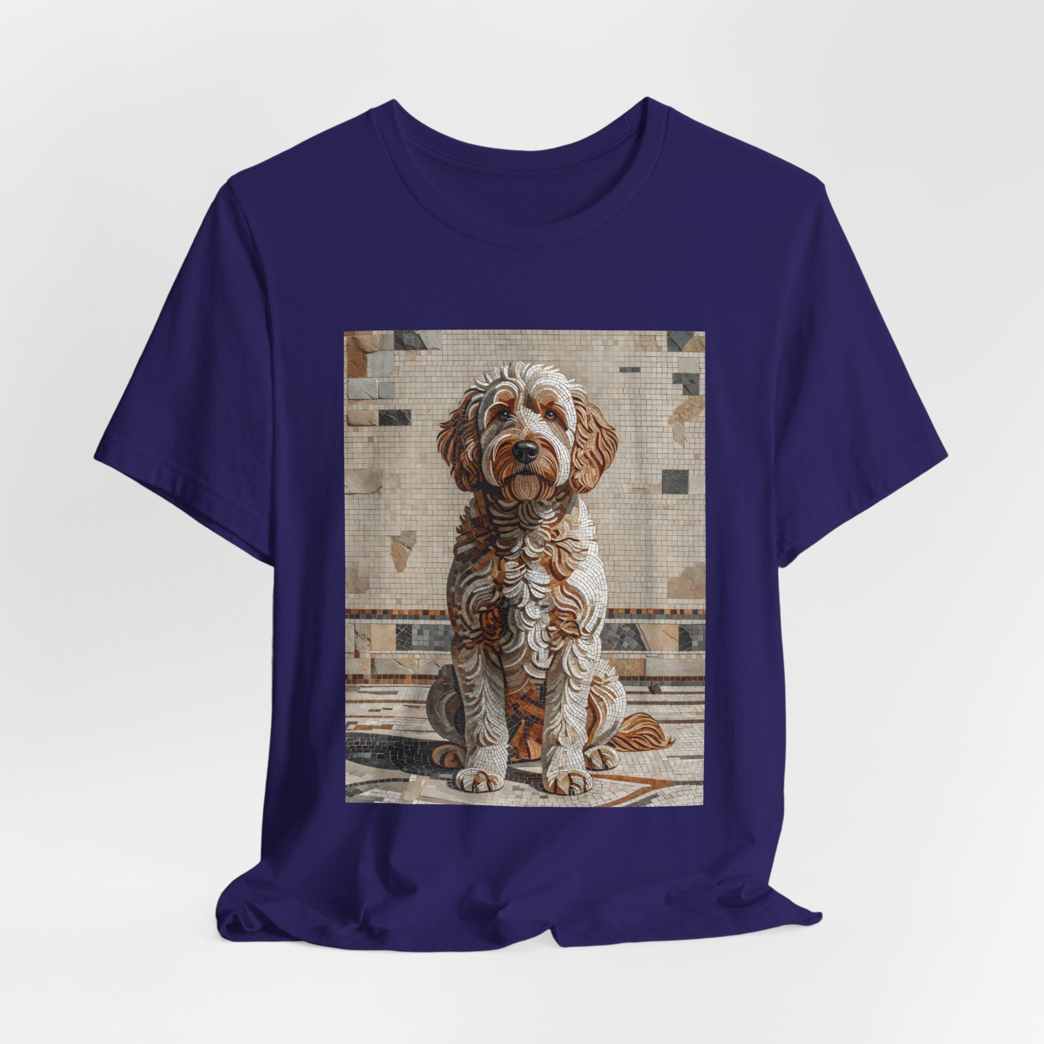 Labradoodle T Shirt | Living Work of Art Collection | Mosaic Style