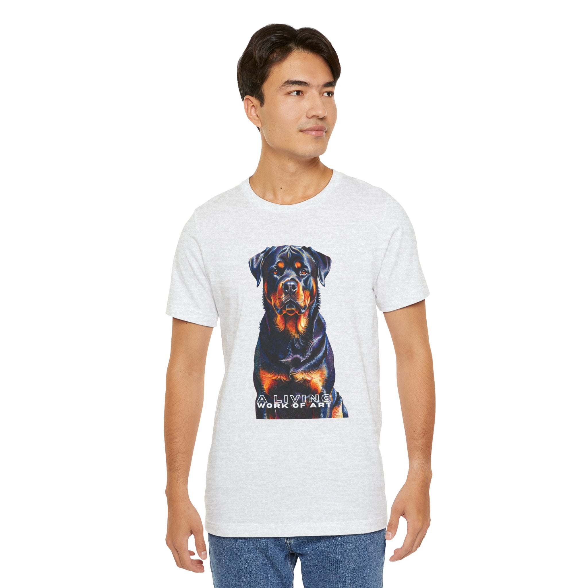 Rottweiler T Shirt | Living Work of Art Collection | Pointillism Style